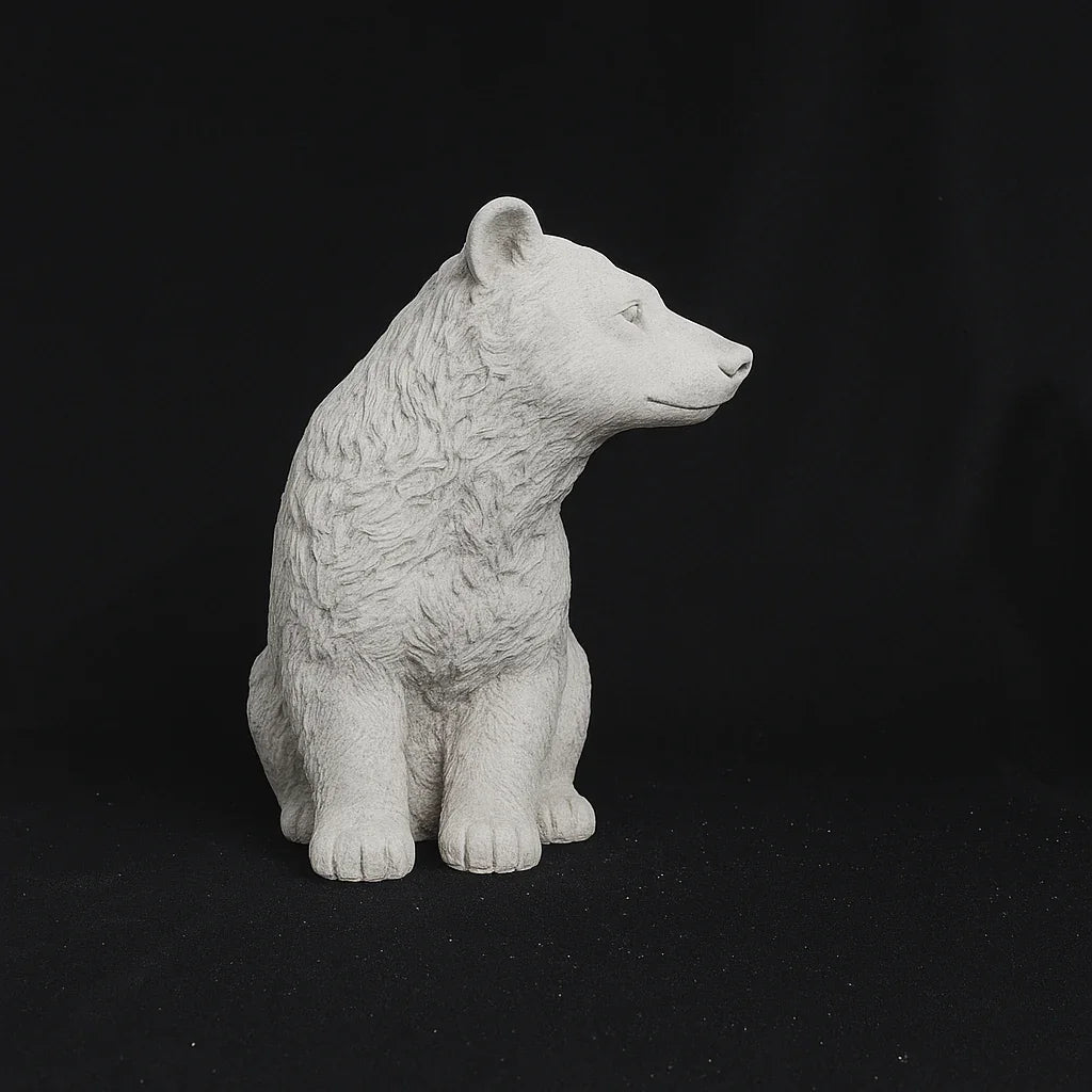 Realistic Bear Sitting