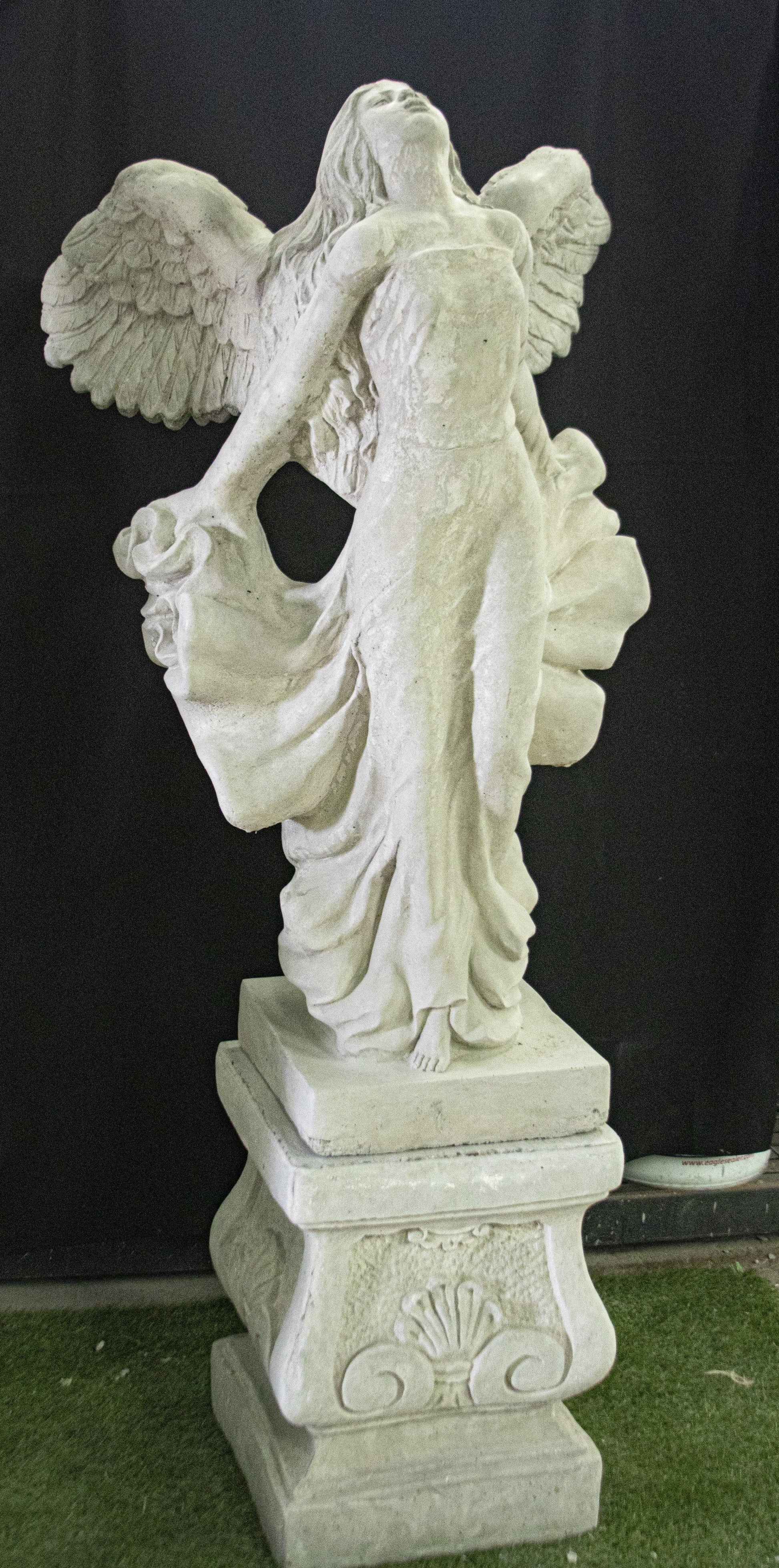 Ascending Angel with Pedestal